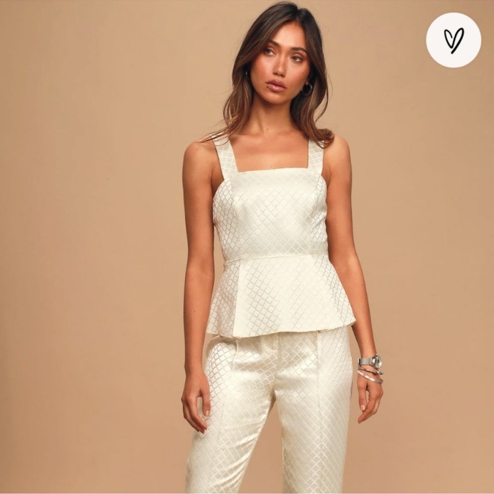 Lulus Peplum Top - Picture 2 of 4